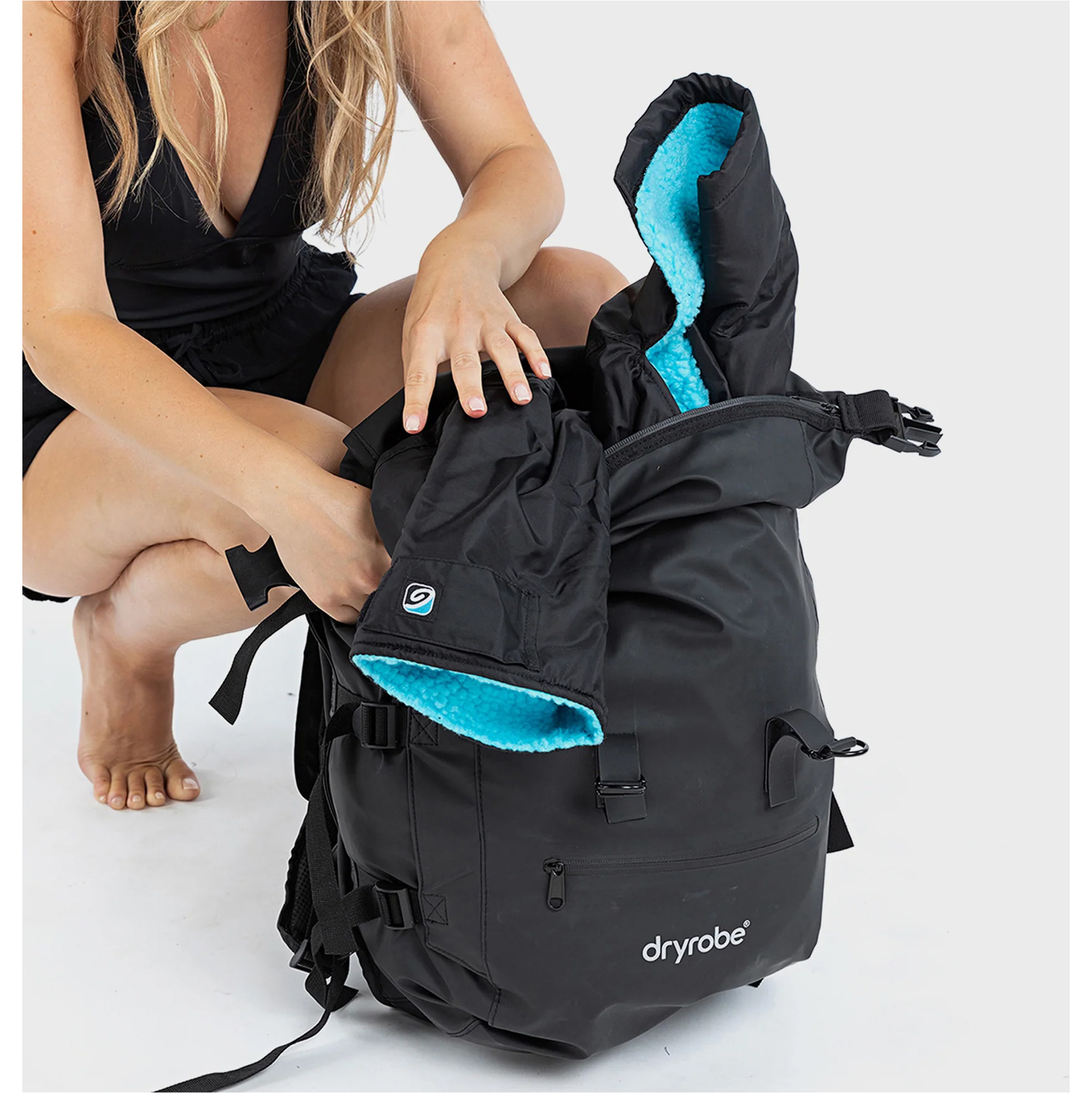 2023 Dryrobe Eco Compression Backpack CP Black Accessories